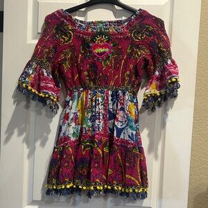 Positano, Italy Off-Shoulder Top Dress